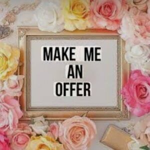 Make Me An Offer, bundle, send me a message. I want to declutter!
